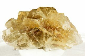 Gemmy Yellow Fluorite Cluster - Spain #327171