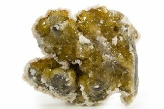 Gemmy Yellow Fluorite Cluster - Spain #327141
