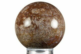 Polished Red Moss Agate Sphere #330186