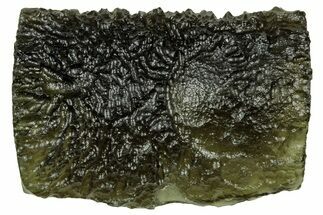 Green Moldavite Tektite ( g) - Czech Republic #330759