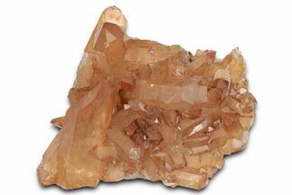 Tangerine Quartz Crystal Cluster - Brazil #328931