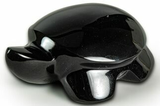 Polished Sheen Obsidian Turtle - California #331597