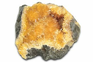 Intense Orange Calcite Crystal Cluster - Poland #332043