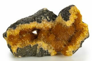 Intense Orange Calcite Crystal Cluster - Poland #331977