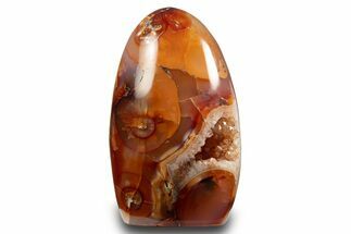 Free-Standing, Polished Carnelian Agate - Madagascar #333277