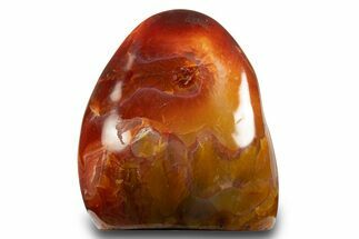 Free-Standing, Polished Carnelian Agate - Madagascar #333278