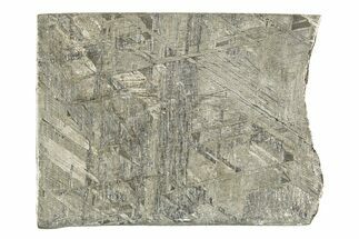 Etched Gibeon Iron Meteorite ( g) Slice - Namibia #334672