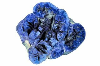 Vivid Blue, Cut/Polished Azurite Nodule - Siberia #335251