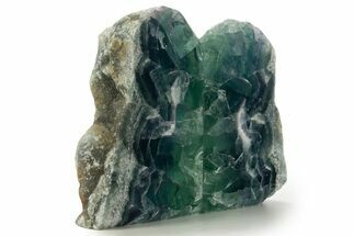 Polished Blue and Green Fluorite Bookends - Mexico #335268
