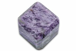 Polished Purple Charoite Cube - Siberia #335583