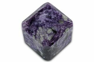 Polished Purple Charoite Cube - Siberia #335589