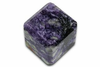 Polished Purple Charoite Cube - Siberia #335591