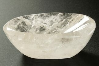 Polished Clear Quartz Dish - Madagascar #336437