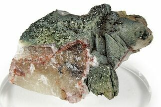 Iridescent Scalenohedral Calcite Crystal Cluster - Moldova #336386