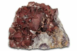 Thunder Bay Smoky Amethyst Cluster with Hematite - Canada #337177