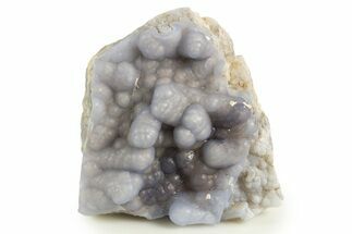 Blue Chalcedony Pseudomorph After Anhydrite - Peru #337389