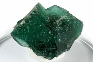 Fluorescent Green Fluorite Twins - Diana Maria Mine, England #337485