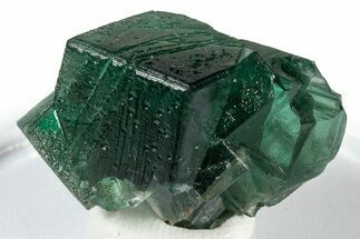 Fluorescent Green Fluorite Twins - Diana Maria Mine, England #337499