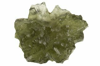 Green Moldavite Tektite ( g) - Besednice, Czech Republic #337748