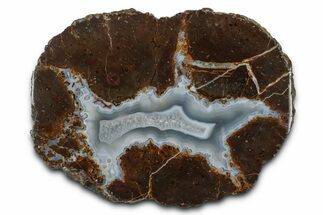 Colorful Polished Thunderegg Half - Nevada #337756