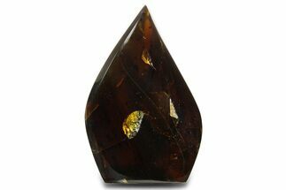 Polished Indonesian Blue Amber Flame #338020