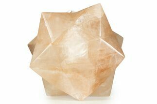 Polished Hematite (Harlequin) Quartz Stellated Dodecahedron #338367