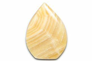 Polished Orange (Mango) Calcite Flame - Afghanistan #337997