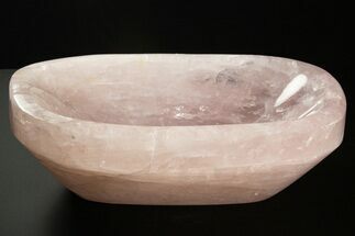 Polished Rose Quartz Dish #338462