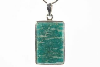 Amazonite Pendant (Necklace) - Sterling Silver #339842