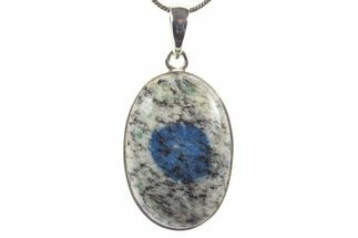 Polished K Granite Pendant (Necklace) - Sterling Silver #339855