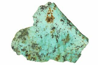 Bright Blue Apatite (Fluorapatite) Slab - Madagascar #338137