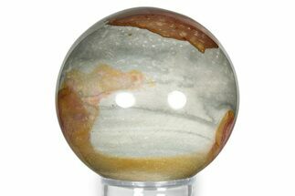 Polished Polychrome Jasper Sphere - Madagascar #341648