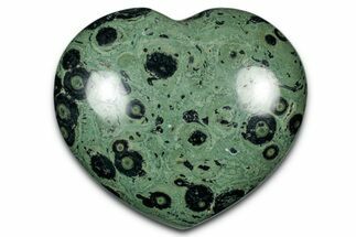 Polished Kambaba Jasper Heart - Madagascar #341735