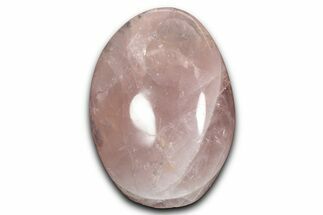 Free-Standing, Polished Rose Quartz - Single Side Polished #341806