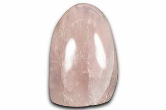 Free-Standing, Polished Rose Quartz - Single Side Polished #341808