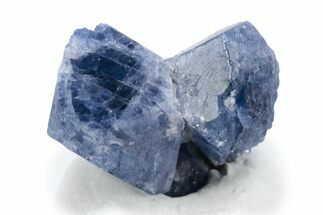 Lustrous Cobalt-Blue Spinel (Cobaltoan) Crystal Cluster - Vietnam #341788