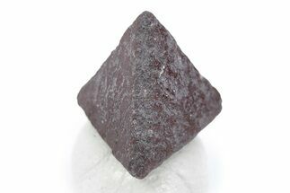 Red-Brown Tetrahedral Zunyite Crystal w/ Hematite - Iran #341800