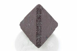 Red-Brown Tetrahedral Zunyite Crystal w/ Hematite - Iran #341809