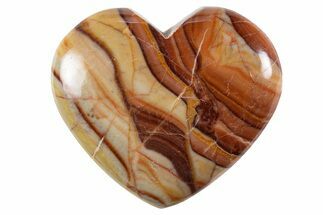 Polished Rolling Hills Dolomite Heart - Mexico #341967