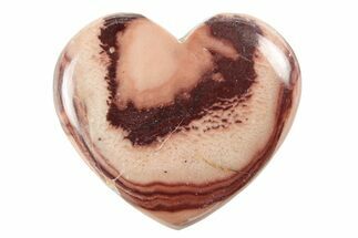 Polished Rolling Hills Dolomite Heart - Mexico #341957