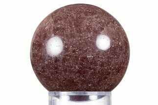 Polished Strawberry Quartz Sphere #342060