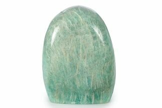 Free-Standing Chatoyant Polished Amazonite - Madagascar #336615