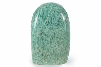 Free-Standing Chatoyant Polished Amazonite - Madagascar #336616