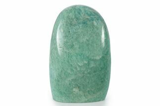 Free-Standing Chatoyant Polished Amazonite - Madagascar #336620