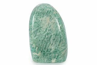 Free-Standing Chatoyant Polished Amazonite - Madagascar #336627