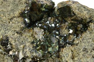 Iridescent, Rainbow Andradite Garnets - Norway #342367