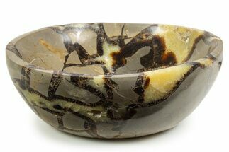Eye-Eatching, Polished Septarian Bowl - Madagascar #342679