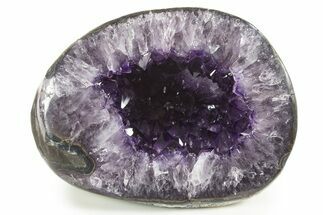 Gleaming Deep-Purple Amethyst Geode - Uruguay #342723