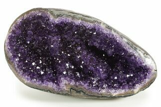 Sparkling Deep-Purple Amethyst Geode - Uruguay #342733