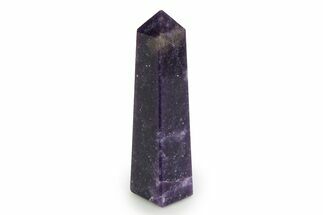 Sparkly, Dark Purple Lepidolite Tower #343077